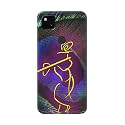 PRINTFIDAA Lord Krishna On Peacock Feather Hard