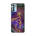 PRINTFIDAA Lord Krishna On Peacock Feather Hard