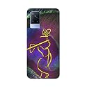 PRINTFIDAA Lord Krishna On Peacock Feather Hard