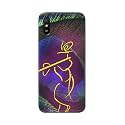 PRINTFIDAA Lord Krishna On Peacock Feather Hard