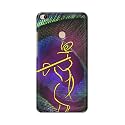 PRINTFIDAA Lord Krishna On Peacock Feather Hard