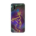 PRINTFIDAA Lord Krishna On Peacock Feather Hard