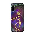 PRINTFIDAA Lord Krishna On Peacock Feather Hard
