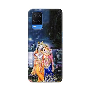 printfidaa lork sri krishna radha hindu god godess mahavishnu printed designer hard back case for oppo a54 back cover -h8 vkm2024