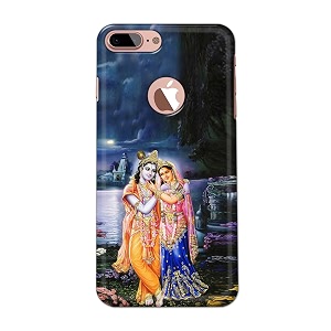 printfidaa lork sri krishna radha hindu god godess mahavishnu printed designer hard back case for iphone 7 plus logo 5534  iphone 8 plus logo 5534 a1784 a1661 back cover -h8 vkm2024
