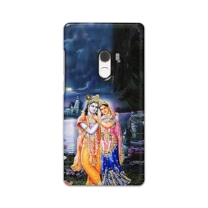 printfidaa lork sri krishna radha hindu god godess mahavishnu printed designer hard back case for mi mix 2  mi mix evo back cover -h8 vkm2024