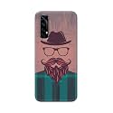 PRINTFIDAA Man Icon with Beard Shirt Hipster