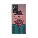 PRINTFIDAA Man Icon with Beard Shirt Hipster
