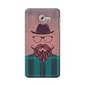 PRINTFIDAA Man Icon with Beard Shirt Hipster
