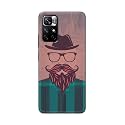 PRINTFIDAA Man Icon with Beard Shirt Hipster