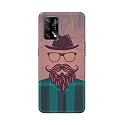 PRINTFIDAA Man Icon with Beard Shirt Hipster