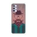 PRINTFIDAA Man Icon with Beard Shirt Hipster