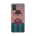 PRINTFIDAA Man Icon with Beard Shirt Hipster