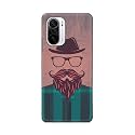 PRINTFIDAA Man Icon with Beard Shirt Hipster