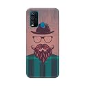 PRINTFIDAA Man Icon with Beard Shirt Hipster