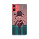 PRINTFIDAA Man Icon with Beard Shirt Hipster