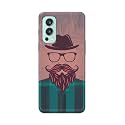 PRINTFIDAA Man Icon with Beard Shirt Hipster