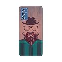 PRINTFIDAA Man Icon with Beard Shirt Hipster