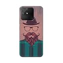 PRINTFIDAA Man Icon with Beard Shirt Hipster
