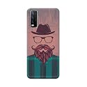 PRINTFIDAA Man Icon with Beard Shirt Hipster