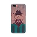 PRINTFIDAA Man Icon with Beard Shirt Hipster