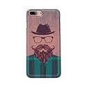 PRINTFIDAA Man Icon with Beard Shirt Hipster