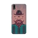 PRINTFIDAA Man Icon with Beard Shirt Hipster