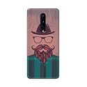 PRINTFIDAA Man Icon with Beard Shirt Hipster