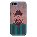 PRINTFIDAA Man Icon with Beard Shirt Hipster