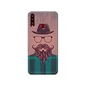 PRINTFIDAA Man Icon with Beard Shirt Hipster