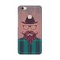 PRINTFIDAA Man Icon with Beard Shirt Hipster