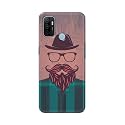 PRINTFIDAA Man Icon with Beard Shirt Hipster