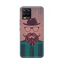 PRINTFIDAA Man Icon with Beard Shirt Hipster