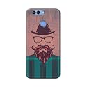 PRINTFIDAA Man Icon with Beard Shirt Hipster