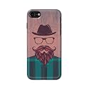 PRINTFIDAA Man Icon with Beard Shirt Hipster