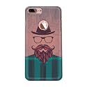 PRINTFIDAA Man Icon with Beard Shirt Hipster