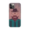 PRINTFIDAA Man Icon with Beard Shirt Hipster