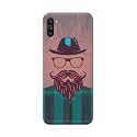 PRINTFIDAA Man Icon with Beard Shirt Hipster