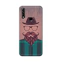 PRINTFIDAA Man Icon with Beard Shirt Hipster