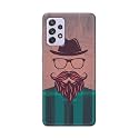 PRINTFIDAA Man Icon with Beard Shirt Hipster