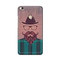 PRINTFIDAA Man Icon with Beard Shirt Hipster