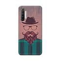 PRINTFIDAA Man Icon with Beard Shirt Hipster