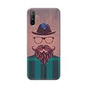 PRINTFIDAA Man Icon with Beard Shirt Hipster