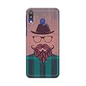 PRINTFIDAA Man Icon with Beard Shirt Hipster