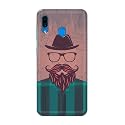 PRINTFIDAA Man Icon with Beard Shirt Hipster