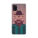 PRINTFIDAA Man Icon with Beard Shirt Hipster