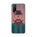 PRINTFIDAA Man Icon with Beard Shirt Hipster