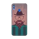 PRINTFIDAA Man Icon with Beard Shirt Hipster