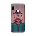 PRINTFIDAA Man Icon with Beard Shirt Hipster