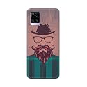 PRINTFIDAA Man Icon with Beard Shirt Hipster